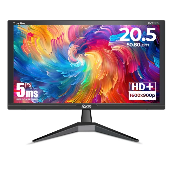 Foxin 20.5" Crystal HD LED Monitor (1600×900 | HDMI Port | Wall Mount Option)
