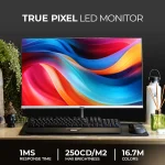 Foxin Elite 24-Inch Full HD IPS Monitor | 100Hz Refresh Rate | Frameless Design | Built-in Speakers - Image 2