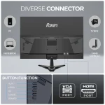 Foxin 20.5" Crystal HD LED Monitor (1600×900 | HDMI Port | Wall Mount Option) - Image 3